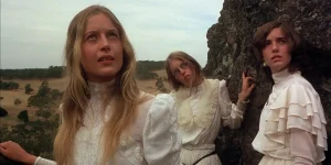 Anne-Louise Lambert, Karen Robson and Jane Vallis in Picnic at Hanging Rock (1975)