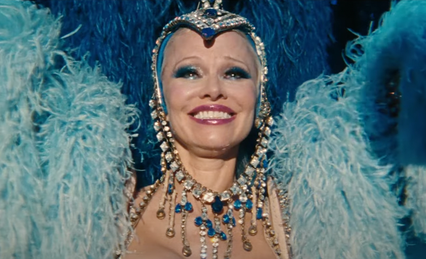 Pamela Anderson in The Last Showgirl, one of the movies that analyze aging in Hollywood