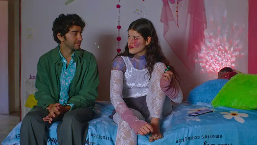 Alex Wolff and Camila Del Campo in Magic Farm by Amalia Ulman