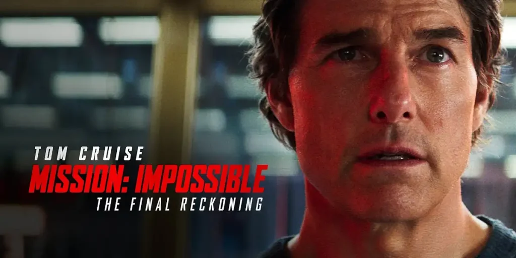 Tom Cruise in a still from Mission: Impossible 8 - The Final Reckoning, of which this article explores everything we know about