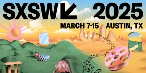 The official poster for SXSW 2025, where we made a list of movies to watch this year