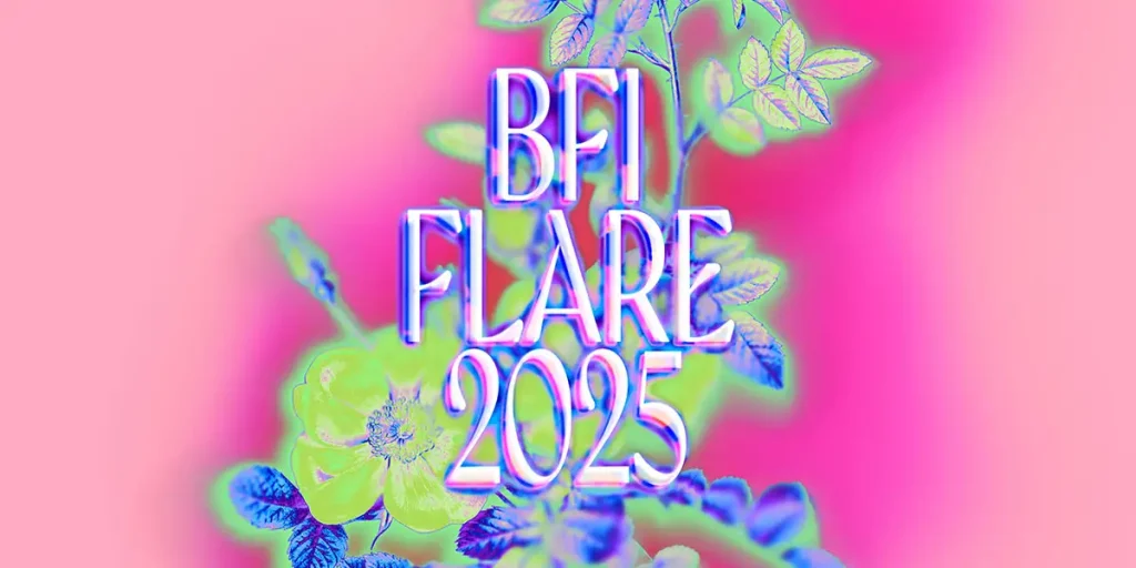 Official poster for BFI Flare 2025, London's official LGBTQIA+ film festival