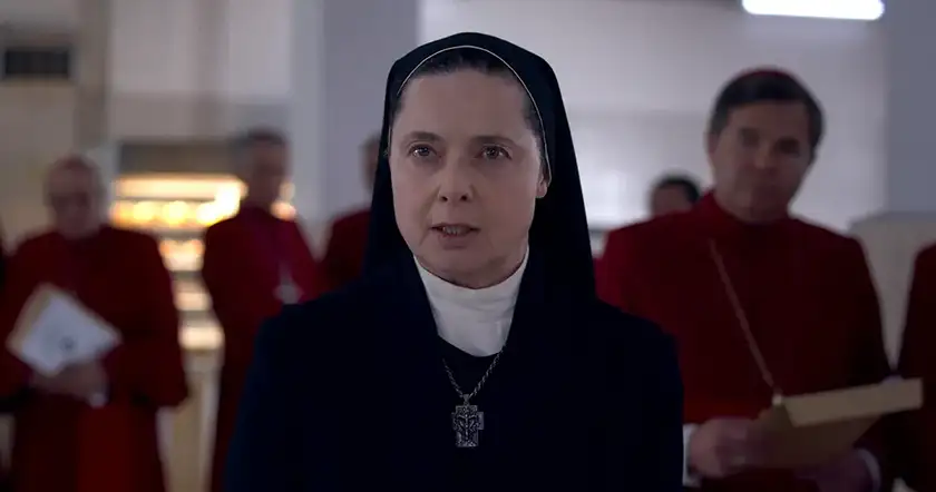 Isabella Rossellini is a nun in the movie Conclave, whose ending, meaning and symbolism are explained in this article