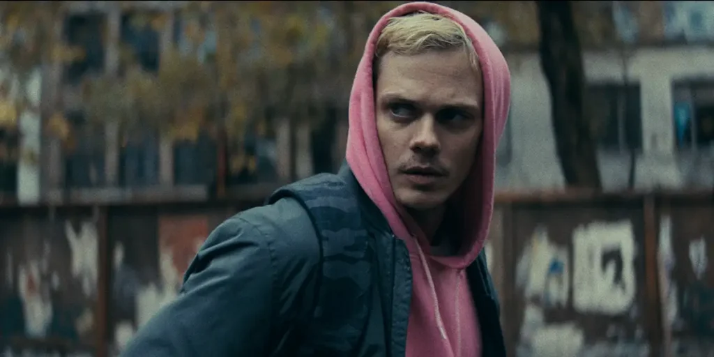 Bill Skarsgård in the Horror/Thriller movie LOCKED (2025)