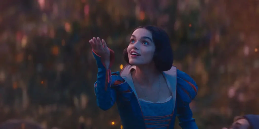 Snow White (Rachel Zegler) in Disney's live-action SNOW WHITE (2025)