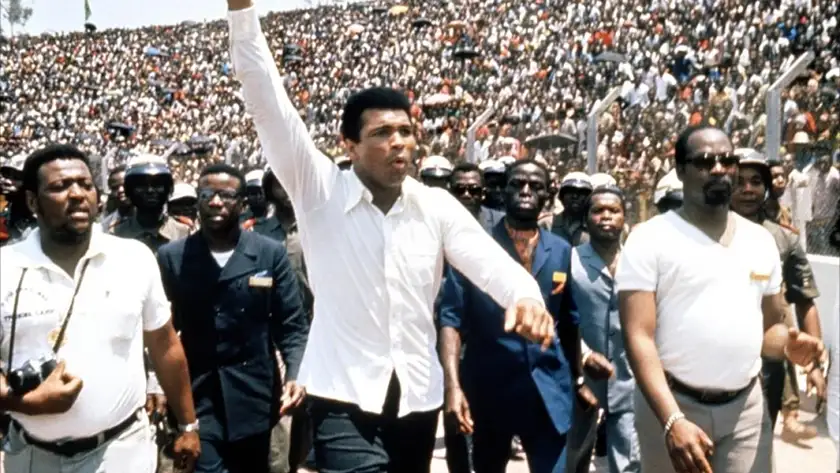 Muhammad Ali in When We Were Kings