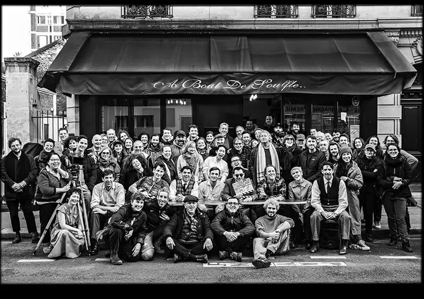 The cast and crew of New Wave (Nouvelle Vague), one of the 20 movies to watch at the 2025 Cannes film festival according to Loud and Clear Reviews