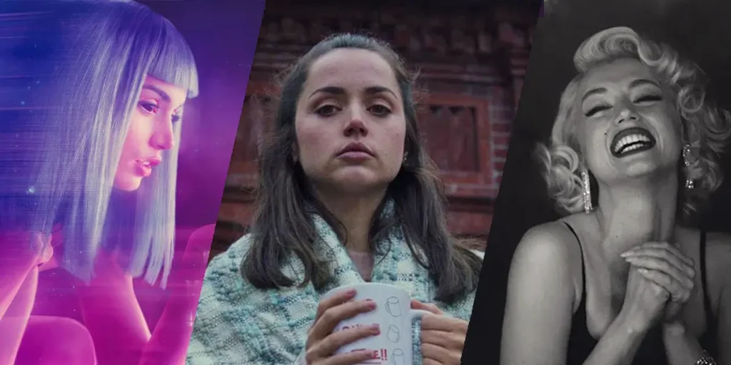 Ana de Armas in Blade Runner 2049, Knives Out, and Blonde