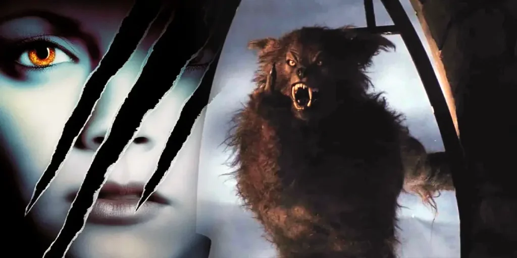 The DVD cover and a still of the werewolf in in Wes Craven's 'Cursed' Werewolf Movie, whose production history we look at in this article
