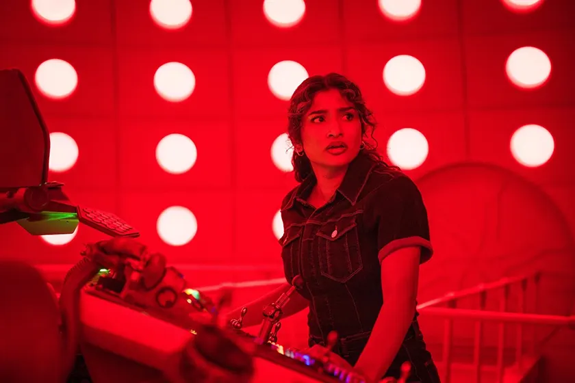 Varada Sethu in Doctor Who Season 15 Episode 5, "The Story & the Engine"