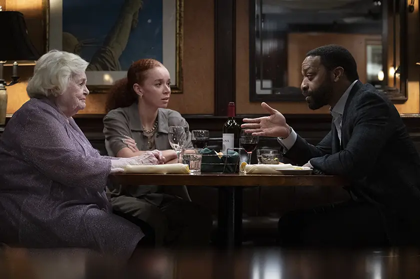 June Squibb, Erin Kellyman and Chiwetel Ejiofor in Eleanor the Great