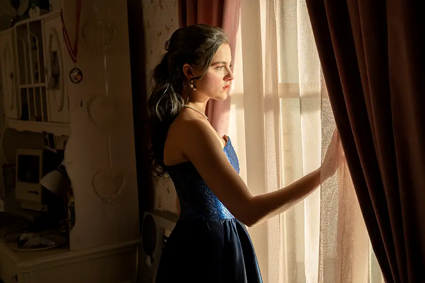 Fina Strazza as Tiffany Falconer in Fear Street: Prom Queen