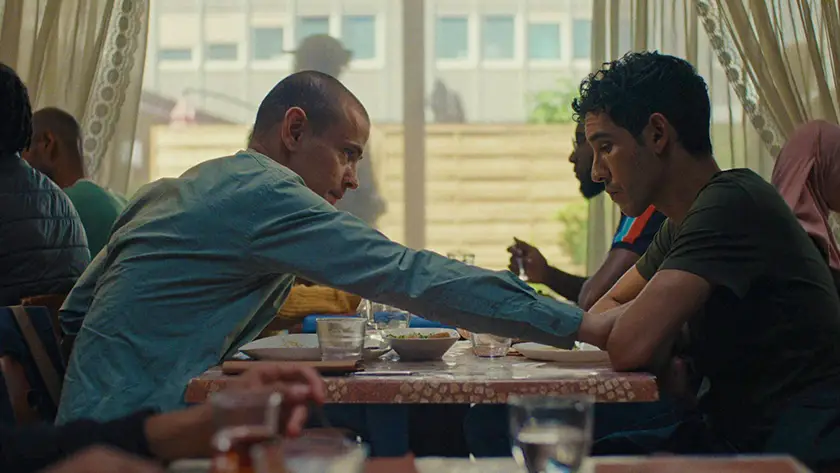 Tawfeek Barhom and Adam Bessa in Ghost Trail