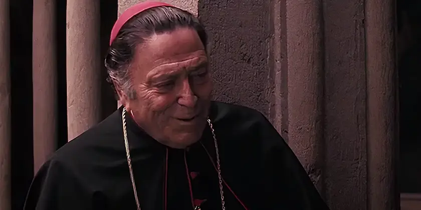 Raf Vallone in The Godfather: Part III, one of the 10 movie portrayals of the pope, the papal conclave, and popes in cinema