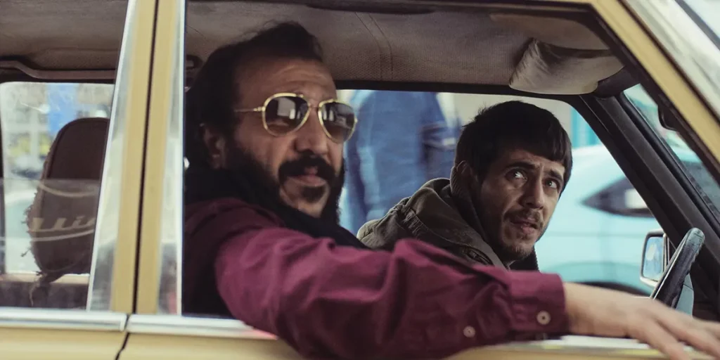 Majd Eid and Nader Abd Alhay in Once Upon a Time in Gaza
