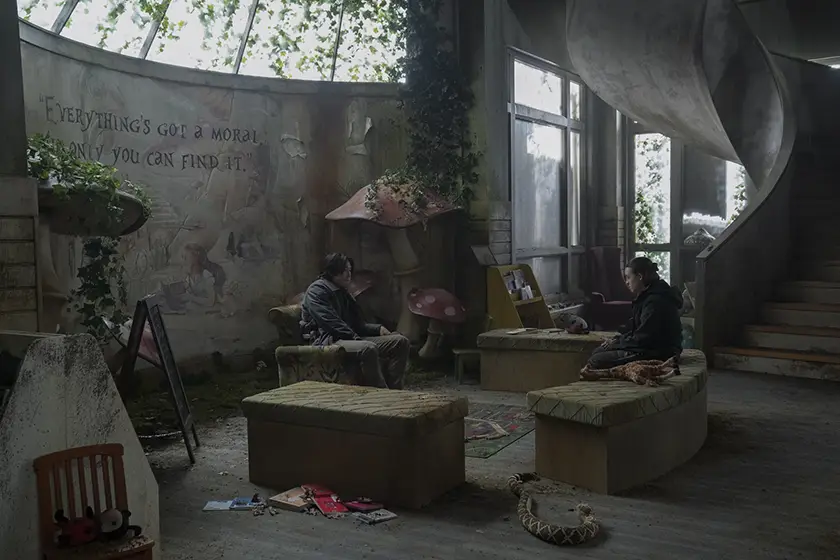 Young Mazino and Bella Ramsey in the Season 2 Finale of The Last Of Us