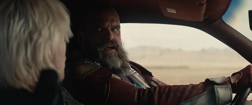 Yelena Belova (Florence Pugh) and Alexei Shostakov/Red Guardian (David Harbour) in a still from Thunderbolts*, whose ending saves the movie as explained in this Loud And Clear Reviews article