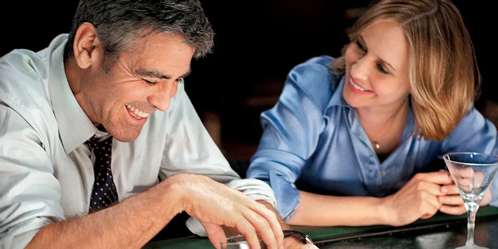 George Clooney and Vera Farmiga in Up in the Air