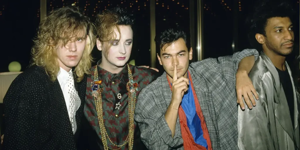 The band in a still from Boy George & Culture Club