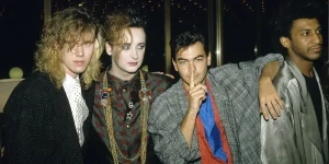 The band in a still from Boy George & Culture Club