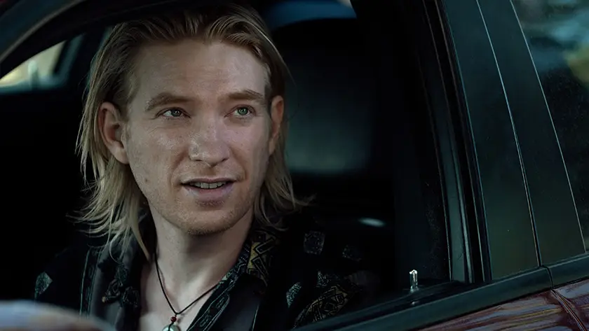 Domhnall Gleeson in the Apple TV+ movie Echo Valley (2025)