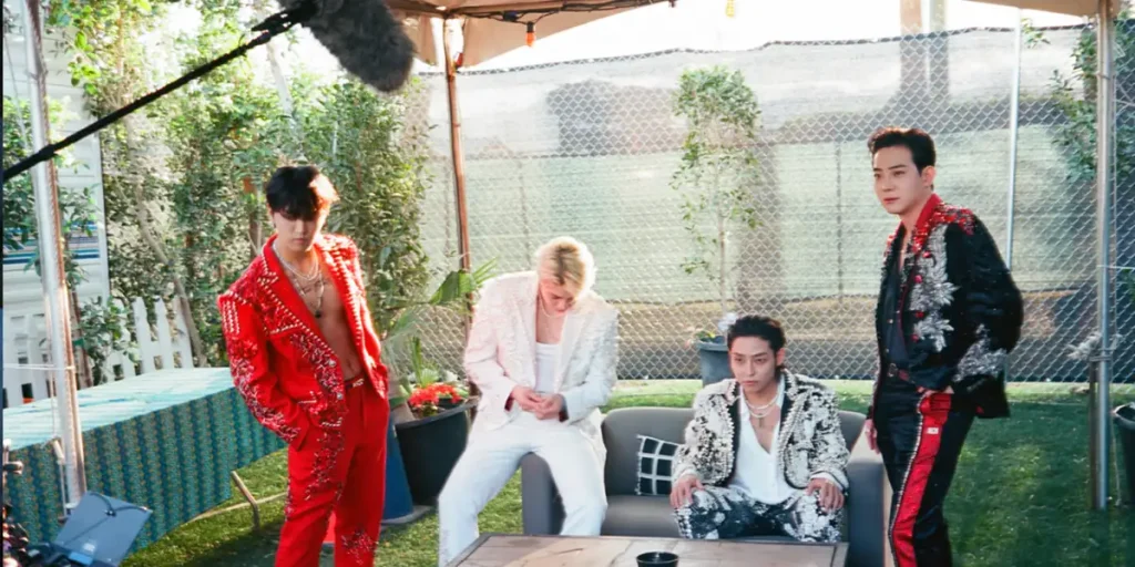The band "The Rose" in a still from The Rose: Come Back to Me