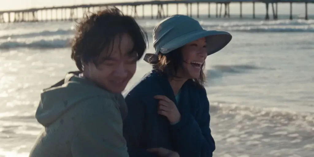 Lawrence Shou and Lucy Liu in Rosemead