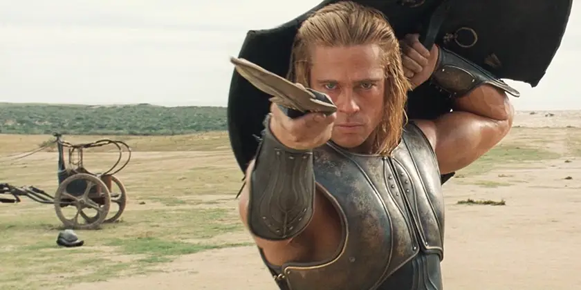 Troy (2004), one of the 30 best Brad Pitt movies ranked from worst to best in this Loud And Clear Reviews article