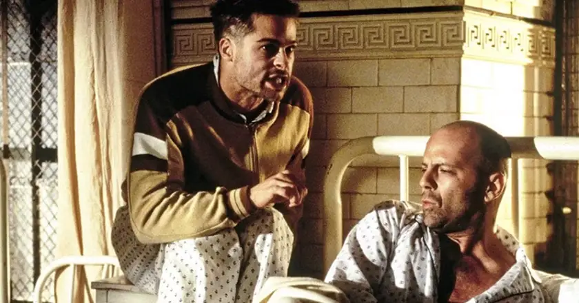 Twelve Monkeys (1995), one of the 30 best Brad Pitt movies ranked from worst to best in this Loud And Clear Reviews article