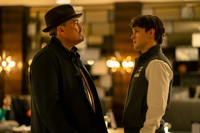 Angel (David Zayas) lets Harrison (Jack Alcott) know he's on to him and his secrets in Episode 4 of Dexter: Resurrection, which we recap and review in this article
