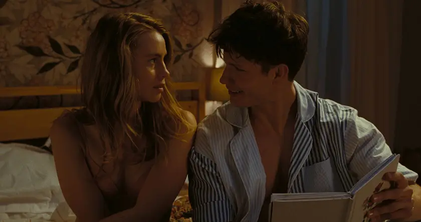 Lucy Fry and Matt Rife in I Live Here Now