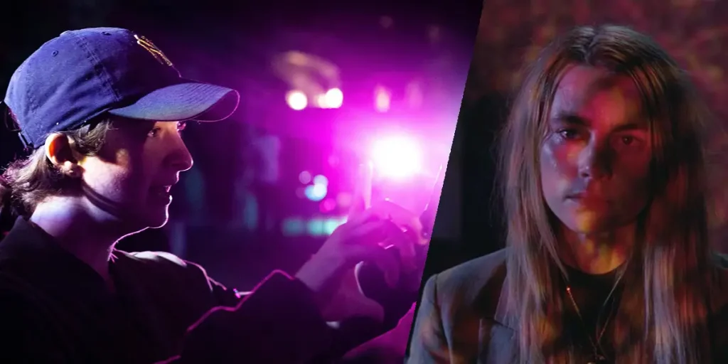Director Julie Pacino (whom we interview) on set, and a still of Lucy Fry in I Live Here Now