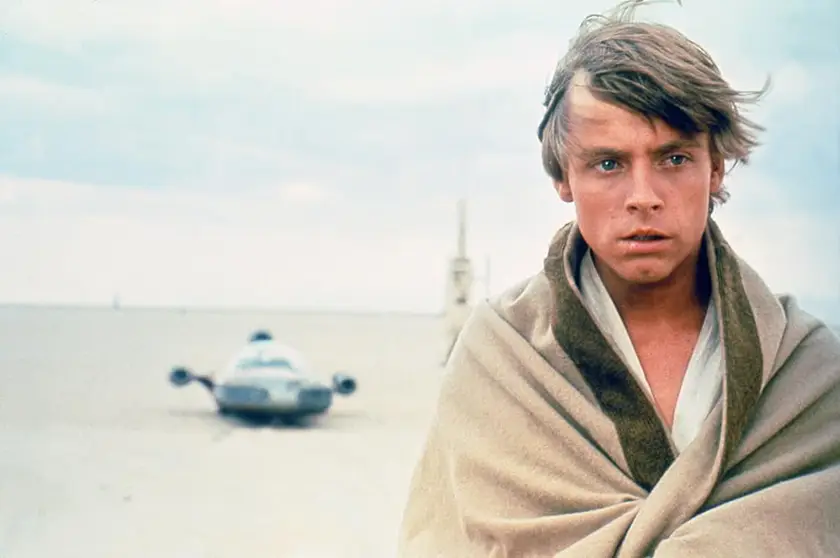 Mark Hamill is Luke Skywalker in Star Wars: Episode IV - A New Hope, featured in an article about why audiences don't see original movies