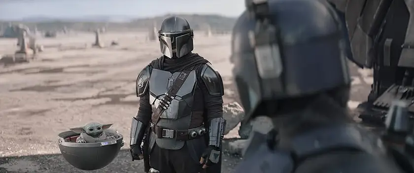 Pedro Pascal in The Mandalorian, featured in an article about why audiences don't see original movies