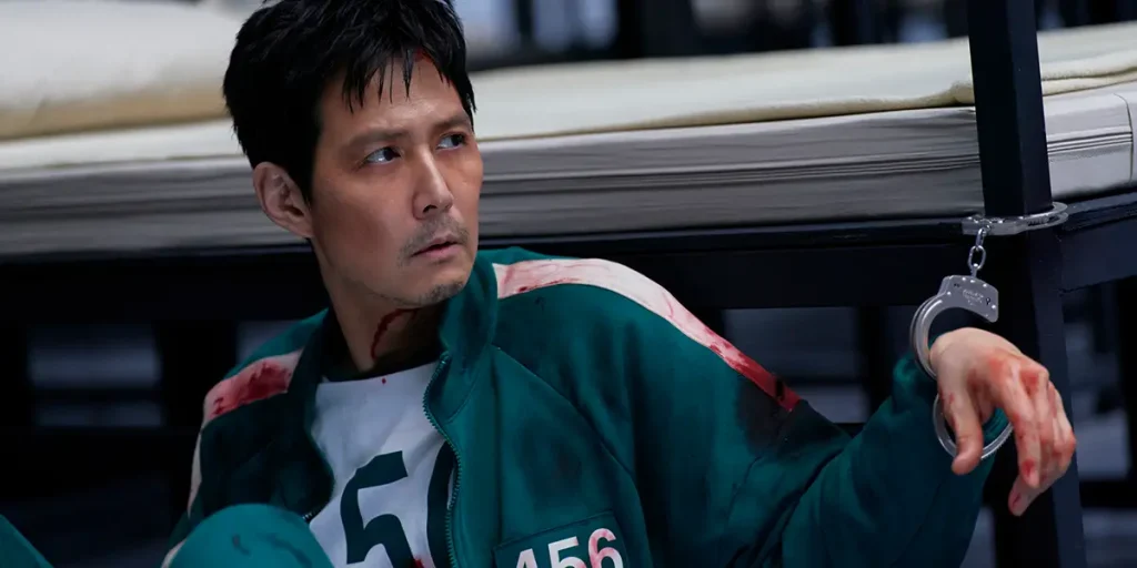 Lee Jung-jae as is Gi-hun (Player 456) in Squid Game Season 3