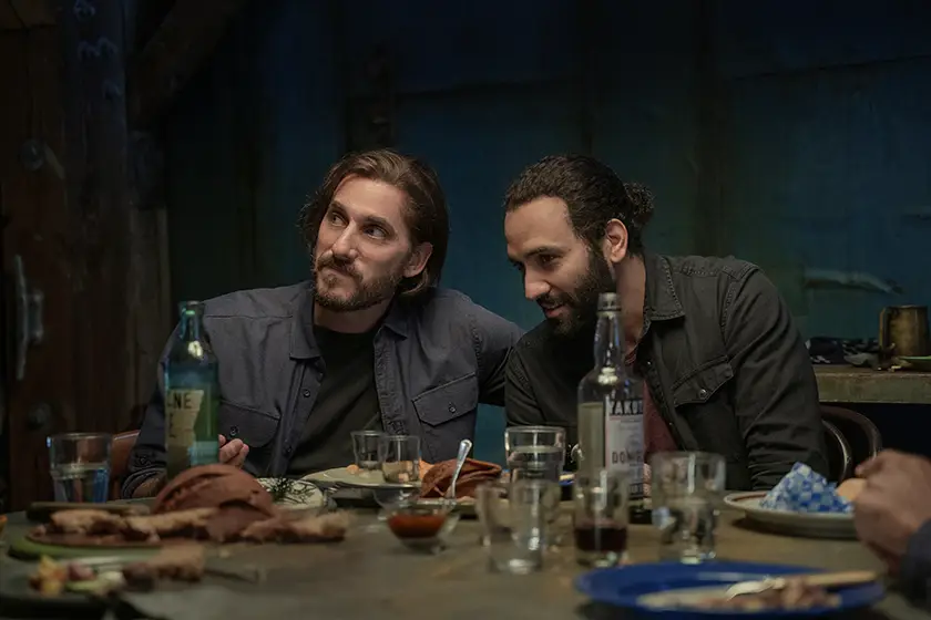 Luca Marinelli as Nicky and Marwan Kenzari as Joe in The Old Guard 2