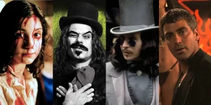 Stills from Let the Right One In, What We Do in the Shadows, Bram Stoker's Dracula and From Dusk Till Dawn, four of the 10 Best Movies About Vampires according to Loud And Clear Reviews