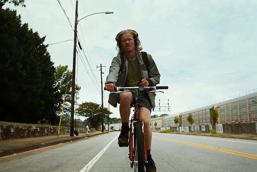 Jesse Plemons stars as Teddy Gatz in Yorgos Lanthimos' Bugonia