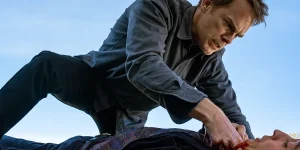 Dexter strangles Gareth in Dexter: Resurrection, episode 7, which we review and recap in this article