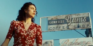 Margaret Qualley in Honey Don't!