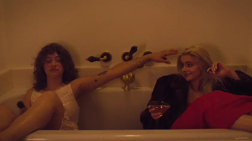Odessa A'zion and Ariel Winter in the film Pools (2025)
