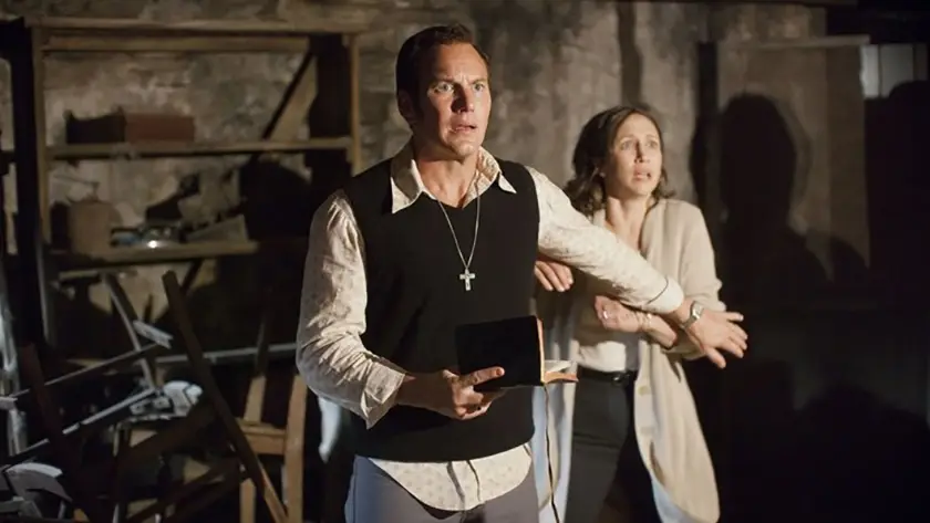 Vera Farmiga and Patrick Wilson in The Conjuring (2013)