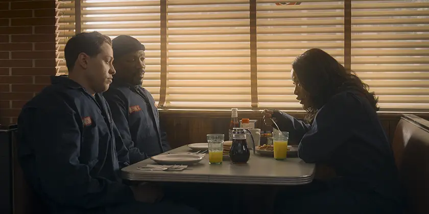 Eddie Murphy, Pete Davidson and Keke Palmer in The Pickup