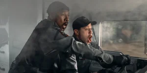 Eddie Murphy and Pete Davidson in The Pickup