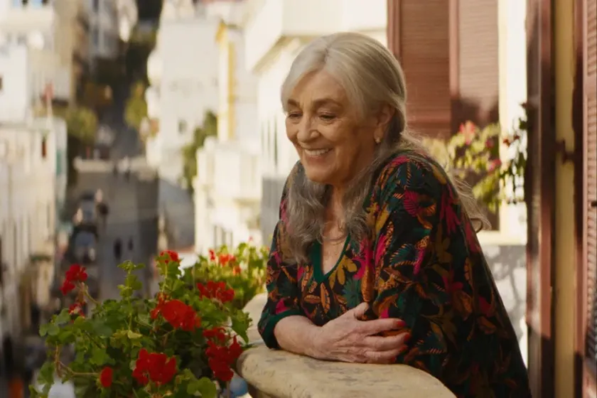 Carmen Maura is María Ángeles in Calle Malaga, whose director, Maryam Touzani, we interview at the Venice Film Festival
