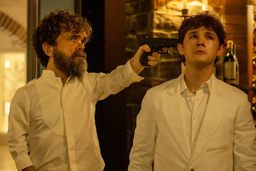 Peter Dinklage as Leon Prater and Jack Alcott as Harrison Morgan in the season 1 finale of Dexter: Resurrection, which we recap and review in this article