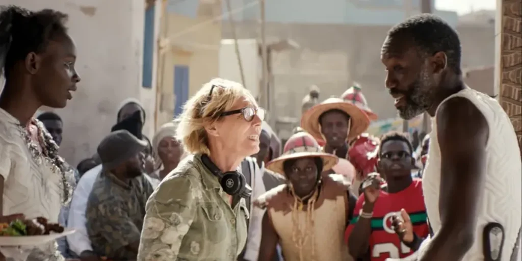 Maren Eggert and Jean-Christophe Folly in a still from the film Gavagai