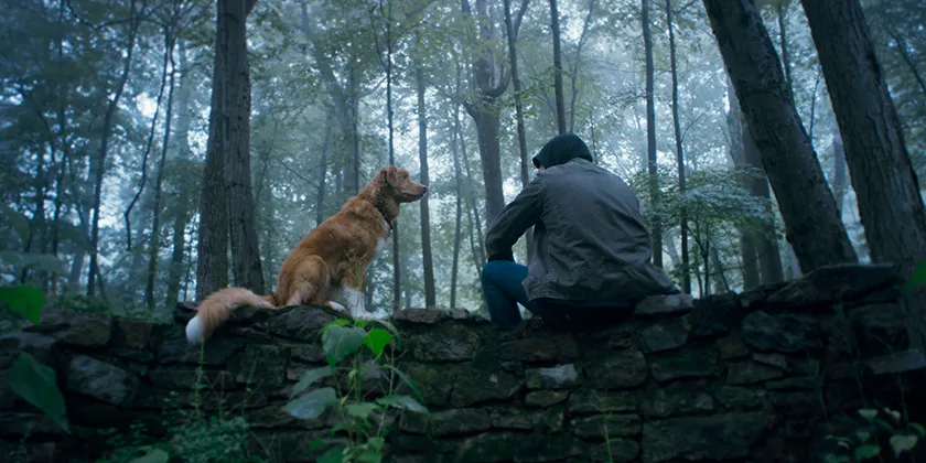 Indy and Shane Jensen in Ben Leonberg’s "Good Boy"