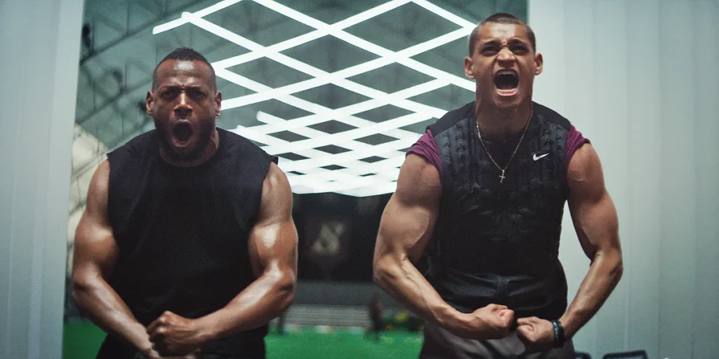 Tyriq Withers and Marlon Wayans in the 2025 movie "Him"