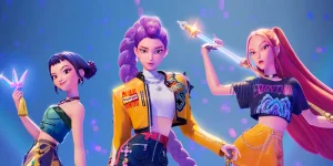 Rumi, Mira and Zoey in Kpop Demon Hunters, whose songs are ranked from worst to best in this article